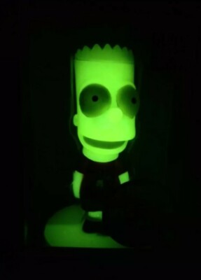 Funko Wacky Wobbler Simpsons Series 4 SDCC Glow in the Dark Bart