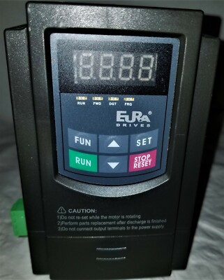 EuRa E2000-0004S2 Frequency Inverter 0.4 KW 220-230V - 50/60 Hz