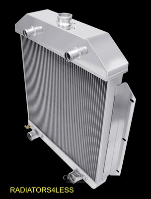 CHAMPION 3 ROW ALUMINUM RADIATOR 49 50 51 52 53 FORD CAR SEDAN FLATHEAD ...