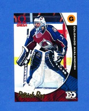 1998 OMEGA HOCKEY ELECTRO OPTICAL PORTRAITS PATRICK ROY avalanche ODDS 1:73