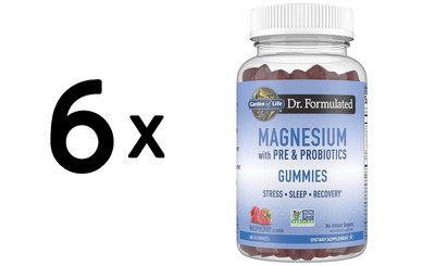 6 x Garden of Life Dr. Formulated Magnesium with Pre & (327,78 EUR/kg)