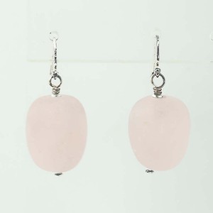 New Rose Quartz Earrings Bracelet Set Sterling Silver Pink Image Is Loading New Rose Quartz Earrings Amp Bracelet Set Sterling