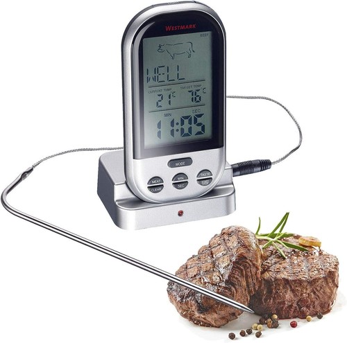 Digital Funk Grillthermometer Bratenthermometer Fleischthermometer BBQ Wireless - Bild 13 von 13