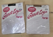 Hanes Great Legs Control Top 3 Pair Pack Lot Size EF