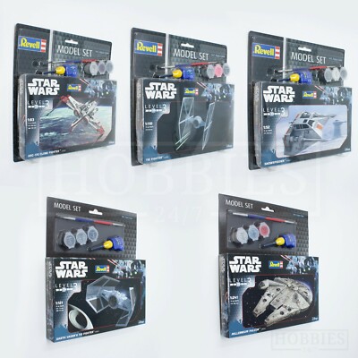 Revell Star Wars Modellbausets Farben Pinsel Kleber inklusive Bausätzen