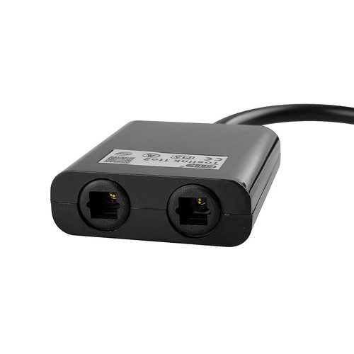 1 to 2 Toslink Optic Audio Splitter With Male Toslink Cable For Audio Player g - Picture 6 of 10