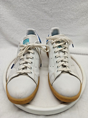 Adidas Stan Smith Mens 9 Shoes Low Top Leather White  Blue