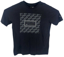 Puma Black Short Sleeve Crew Neck Men's T Shirt Size S/P