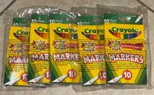 Crayola Markers Lot Of 5 Packs New Nontoxic