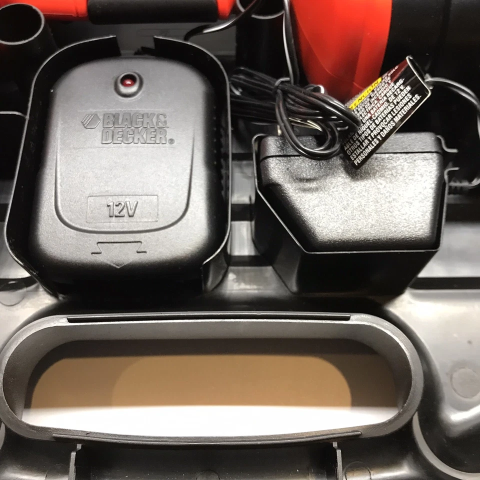 Black & Decker 12v XD1200 Taladro Giratorio Inalámbrico Herramienta Batería y Cargador Foto 4 de 4