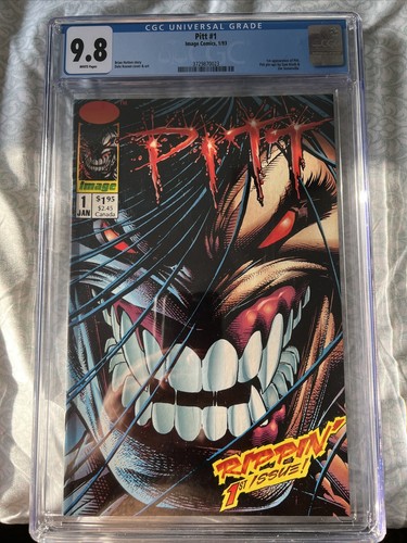 Pitt  #1 CGC NM/M 9.8 White Pages 1993 1st appearance Dale Keown Incredible Hulk