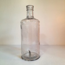 Thomas&rsquo; Inks Master Bottle 9.75&rdquo; Tall L.H. Thomas Co. Handblown Colorless glass