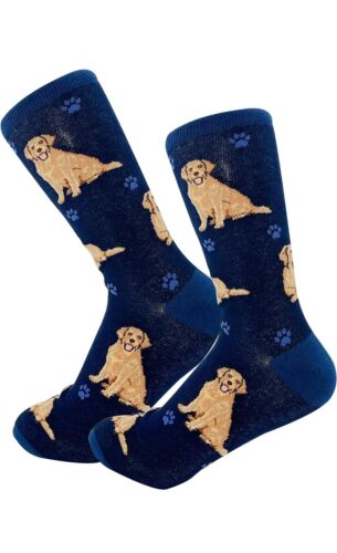 GOLDEN RETRIEVER SOCKS  one size unisex soft combed 65% cotton 200 needle dog - Picture 1 of 4