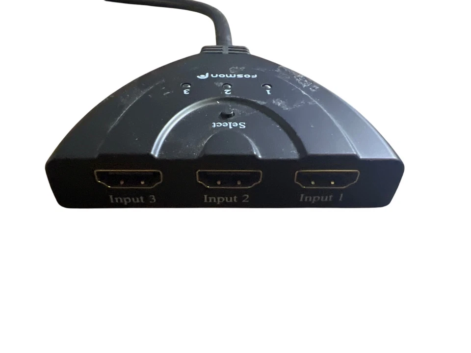 RCA 3-Port HDMI Switch With Cable Black For Home & Office Use - Image 3 of 4
