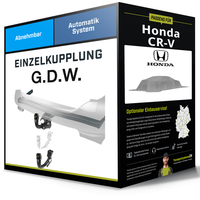 Abnehmbare AnhäNgerkupplung für Honda CR-V 12.2016-09.2018 V Typ RW / RT G.D.W.