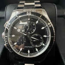 Hamilton Jazzmaster Seaview Chrono Quartz Men's Watch 44mm H375121 Used 2