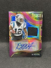 2020 Panini Select - Signature Memorabilia D.J. Moore #SM-DJM Purple Prizm /35 