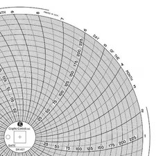 Graphic Controls Chart 407 Circular Paper Chart, 31 Day, 60 Pkg