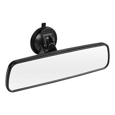 9.6'' Rear View Mirror with Suction Cup, Stick on Universal Inside Rearview