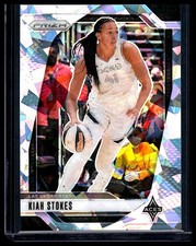 Kiah Stokes Ice Prizm 2024 Panini Prizm WNBA #122 Aces