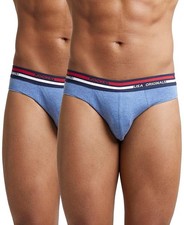 2 Pc Jockey USA Original Men's Super Combed Cotton Brief Ultrasoft Waistband Sol