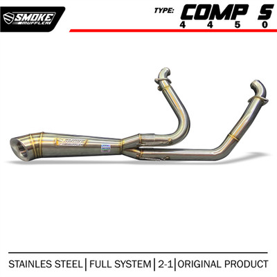 2007-2025 Harley Road Glide Exhaust Kit Custom Pipes 2 Into 1 Full System