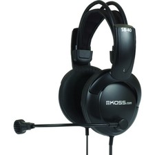 Koss - SB40 - Koss SB40 Headset - Stereo - Mini-phone 3.5mm - Wired - 120 Ohm