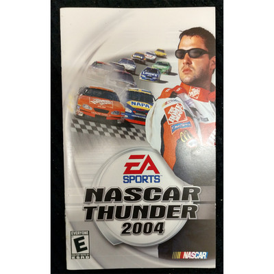 NASCAR Thunder 2004 Playstation 2 (PS2)Manual(NO Game/CoverArt/Case)No Tracking