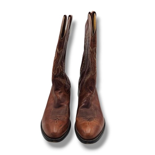 Tony Lama Camarillo 13" Western Boot Mens 13D Cognac Cowboy - Picture 3 of 8
