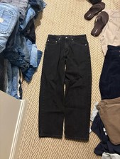 VTG Levi  s 550 Made In USA 2002 Relaxed Fit 30x28 Black Men  s Jeans Used Y2K