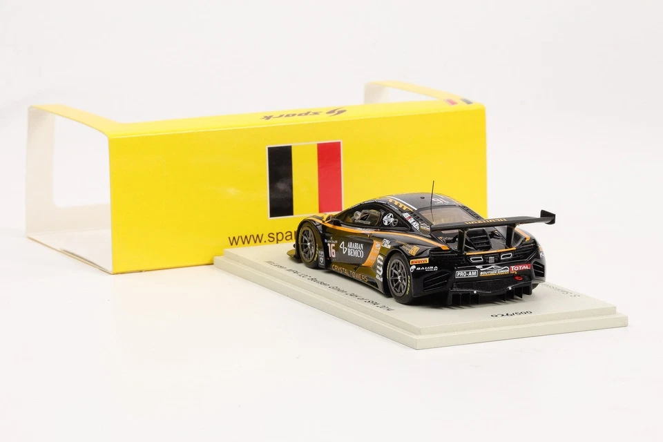 1:43 Spark McLaren MP4-12C Boutsen Ginion 24 ore Spa 2014 #14 SB088 - Immagine 2 di 4