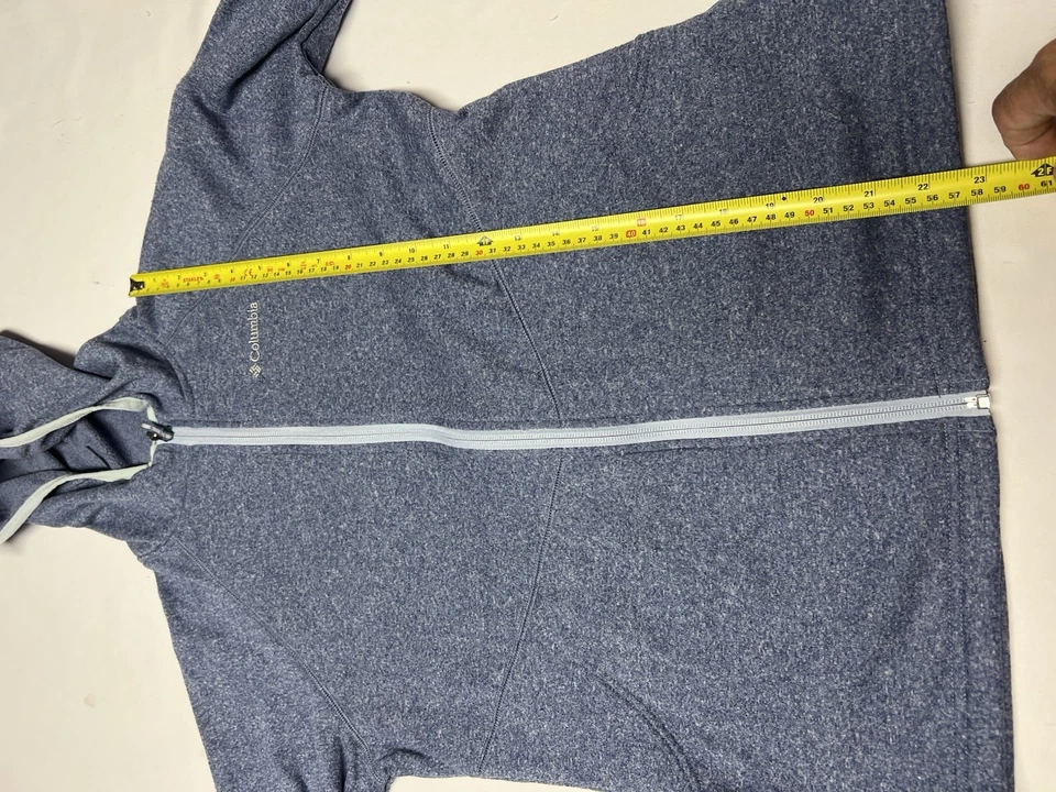 Moletom com capuz feminino columbia zíper completo GG  - Imagem 3 de 4