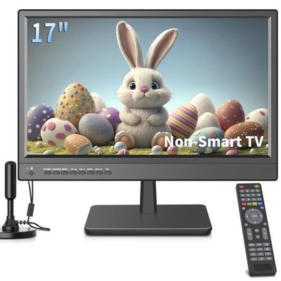 17inch TV,Small Flat Screen TV with ATSC Digital Tuner-HDMI &USB Port in-Dual...