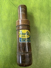 Faulk Duck Call WA-11 Game Call Vintage 2 International Champ Easiest Call  Ever