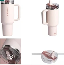Stanley Tumbler - 40oz - Rose Quartz - New - Free Ship