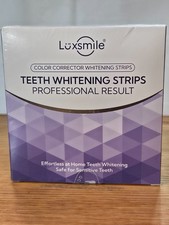 Luxsmile Color Corrector Whitening Strips Professional Result New in Sealed Box
