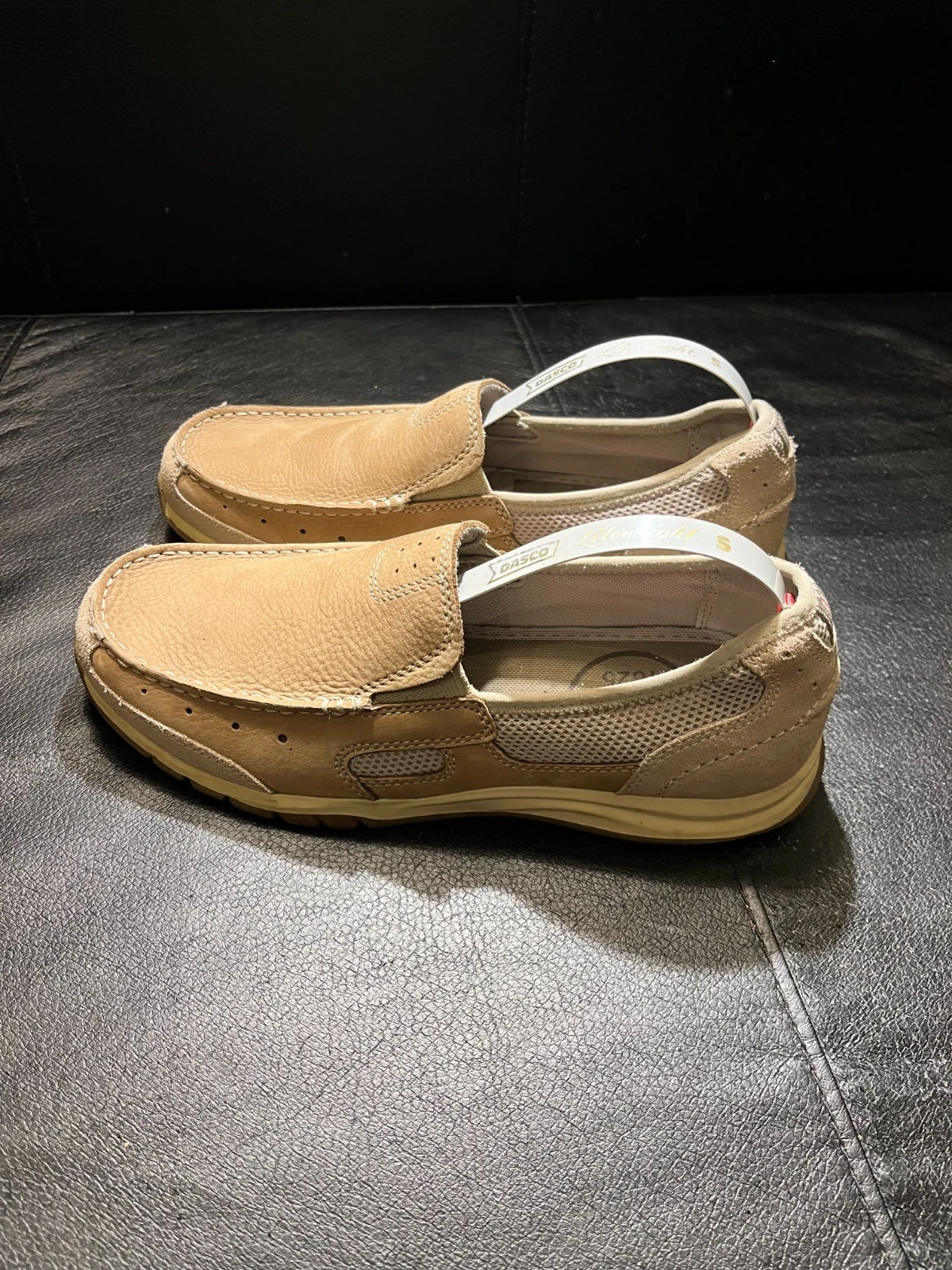 Scarpe Clarks Ramada spagnole da uomo casual slip on taupe nabuk UK 7