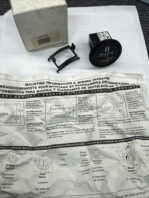 12-24V Dc 32V Quartz Vintage Hour Meter 82041C 66 82041 WMS Round 1/10 Rare