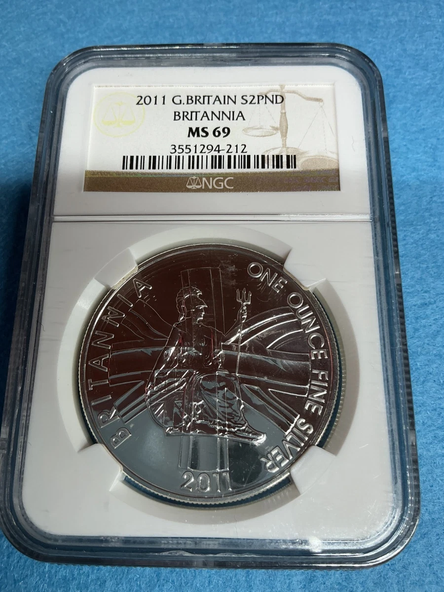 UK Britannia MS 69 NGC Certified Silver Bullion Coins for sale | eBay