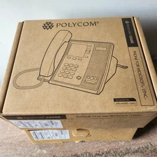 TwoPolycom VoIP CX600 Desktop Phone POE 2200-15987-025 - NEW original box