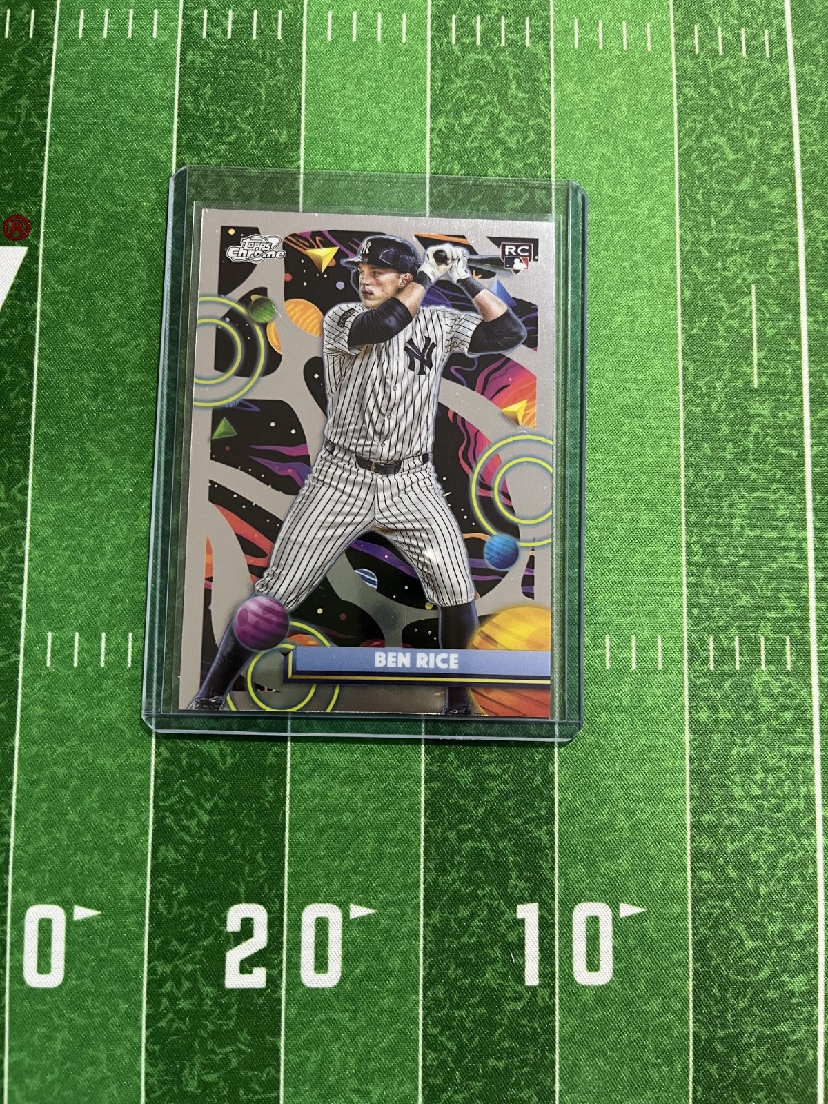 Ben Rice RC,Rookie 2025 Topps Chrome Cosmic #174 New York Yankees