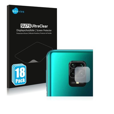 18x Schutzfolie für Xiaomi Redmi Note 9S / 9 Pro (NUR Kamera) Displayschutz