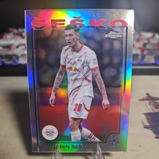 Benjamin Sesko 2024-25 Topps Chrome UCC #95 Refractor