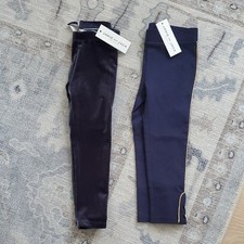 NWT Janie and Jack Bundle Of 2 Toddler Girl Navy Pants Sz3