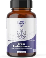 Layer Origin Brain Performance with HMO 3'SL 6'SL Brain Prebiotics Phosphatid...