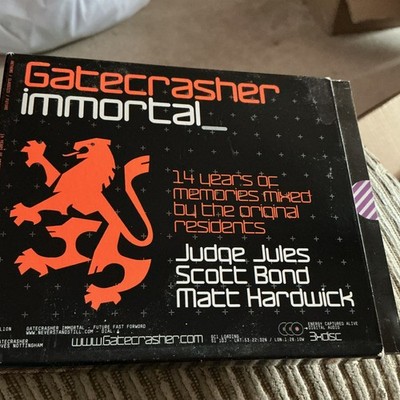Gatecrasher Immortal CD Trance Compilation Judge Jules Scott Bond Matt Hardwick