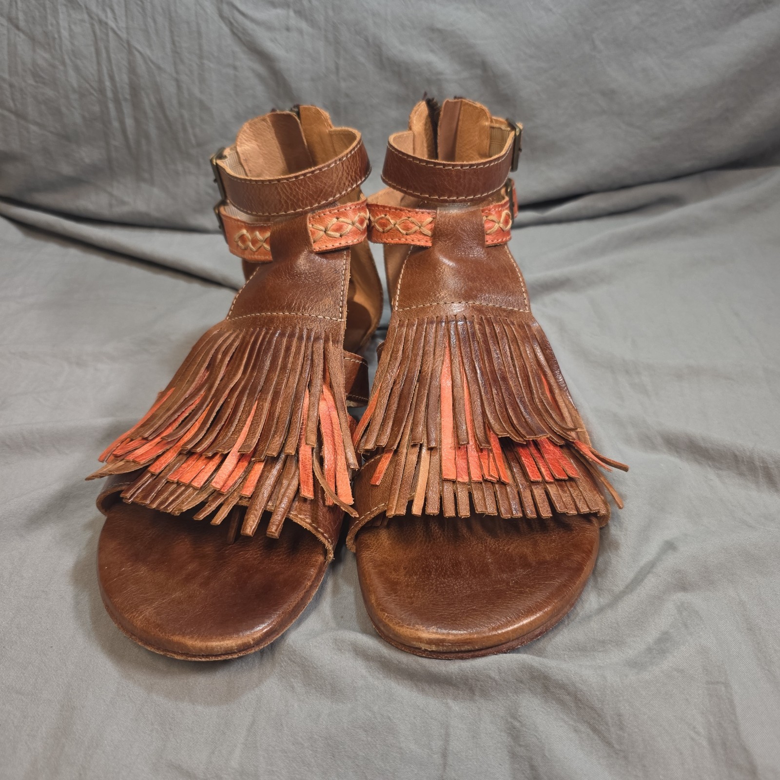 BED STU ALena Fringe sandals Size 10