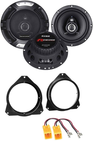 Renegade 16,5Cm 200Watt 2-Wege Lautsprecher FüR Peugeot Partner Tepee Ab 08 Fron-image