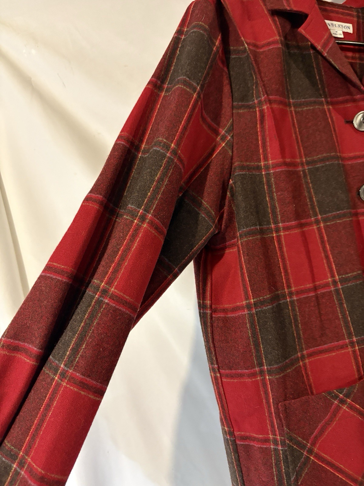 Pendleton Heritage 49er Button Down Jacket 100% V… - image 5