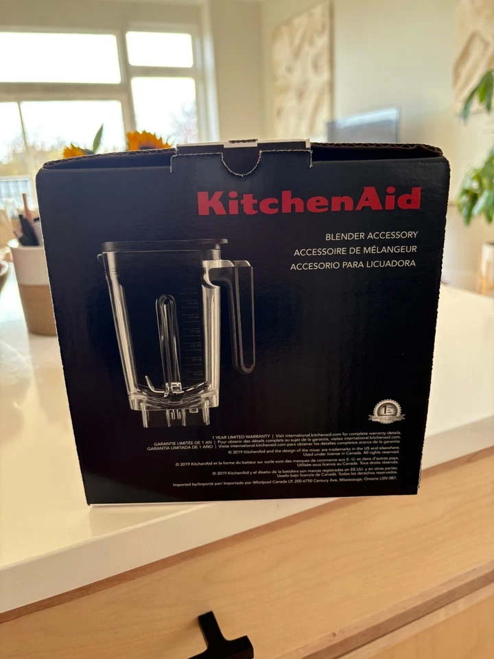 Kitchenaid K400 Variable Speed Blender. New In Box Jar, Gently Used Base - White - Image 4 of 4